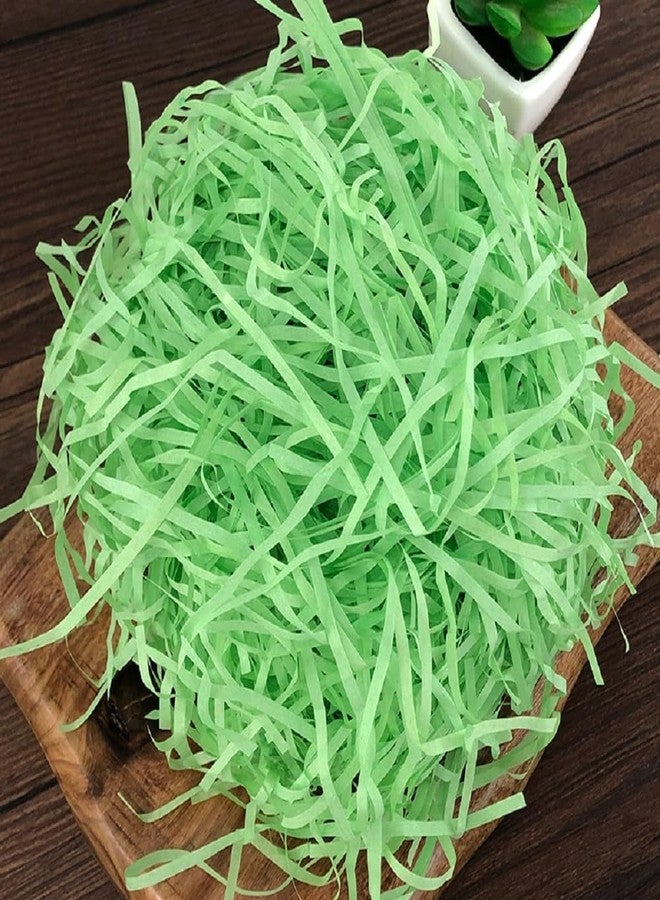 Ankelesz Easter Green Grass Craft Shredded Tissue Raffia Paper Grass Shred Paper for Easter Basket Filler Gift - Image 2